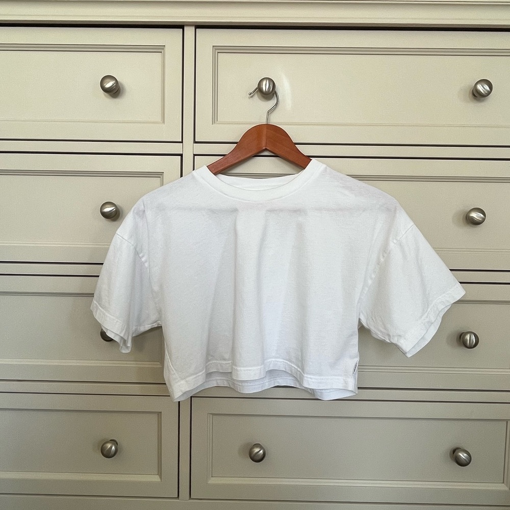 TNA White Crop top